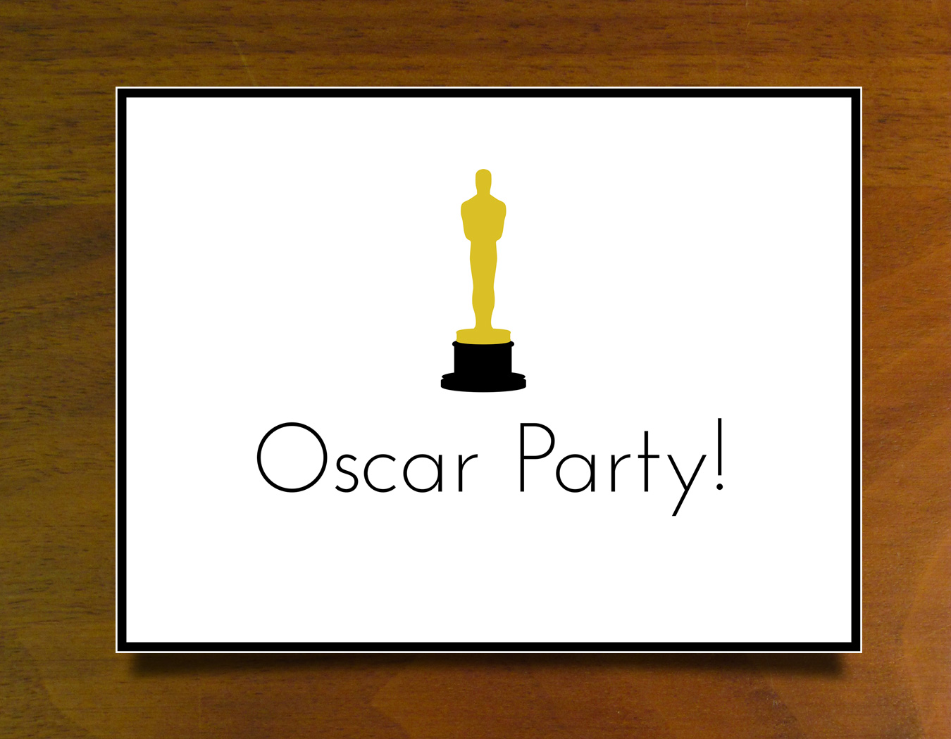 2013 Oscar Party Free Printables! - B. Lovely Events