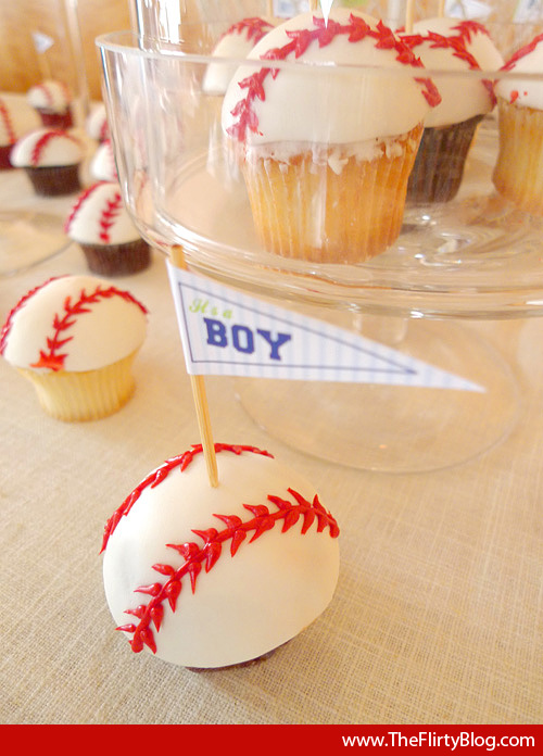 For The Lil' Slugger {baseball Baby Shower!} - B. Lovely Events