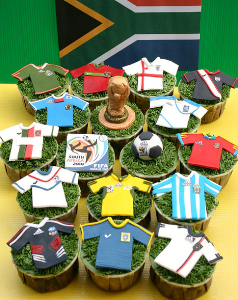FIFA 2010 World Cup Cupcakes