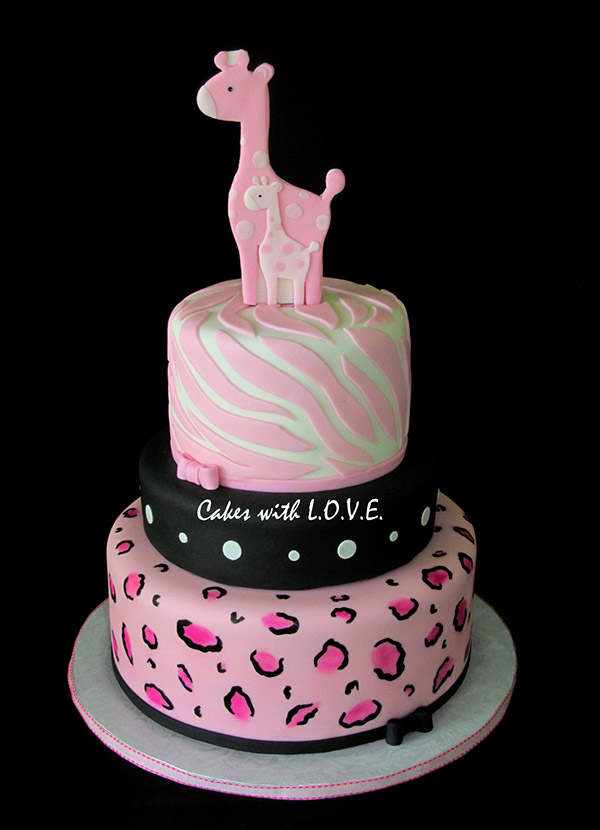 ... cake and we adore this amazing pink girls safari cake on Cake Chooser