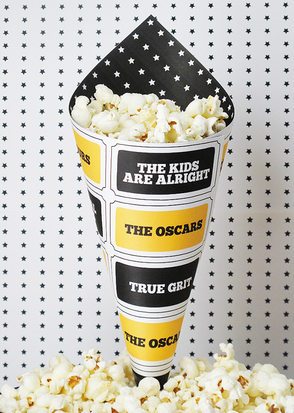Oscar party popcorn