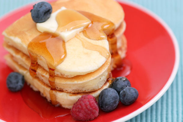 Heart Shaped Pancakes! Love these for a Mother's Day Brunch