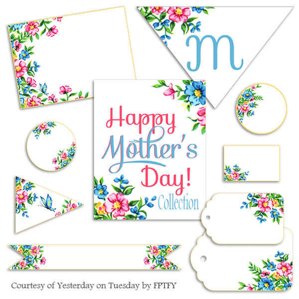 Mother's Day Free printable set
