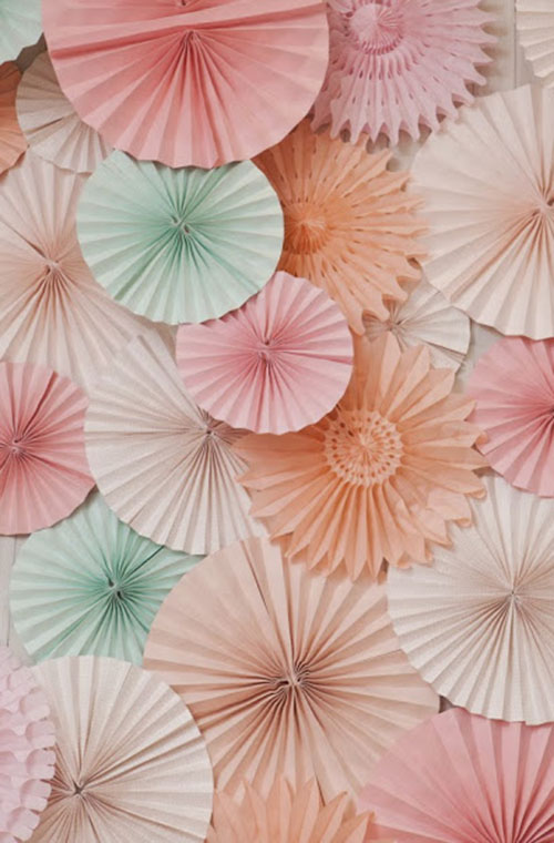 Pastel Paper decorations