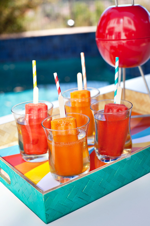 Popsicle cocktails- Yum!