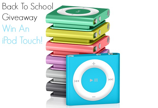 Back To School Giveaway- ipod touch