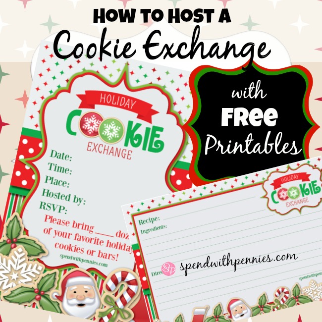 Day 6 Cookie Exchange Free Printables B Lovely Events