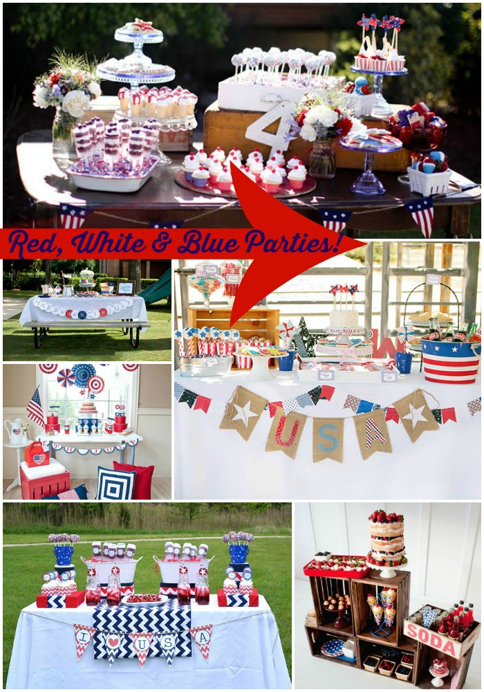 Red, white and blue parties we love! - B. Lovely Events