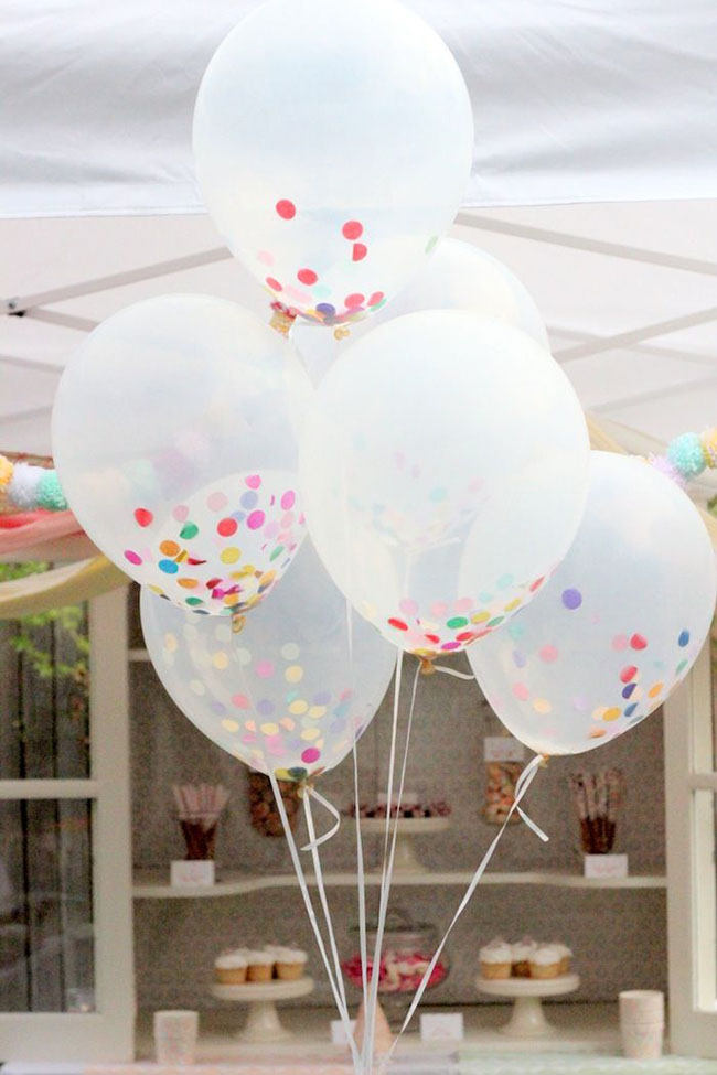 Super Cute Confetti Balloons