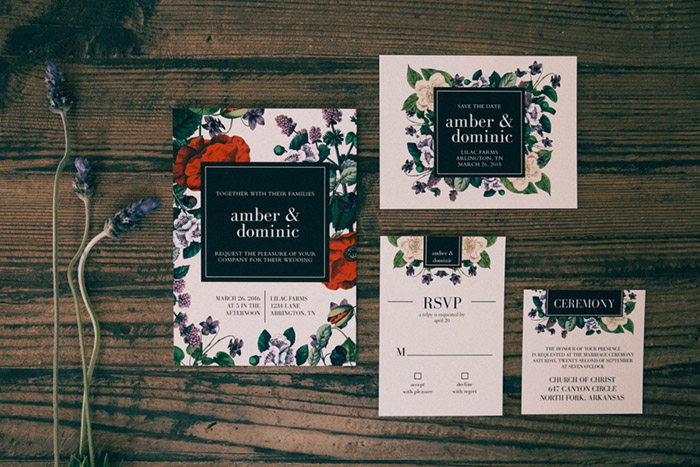 Garden Wedding Invitations -Basic Invite