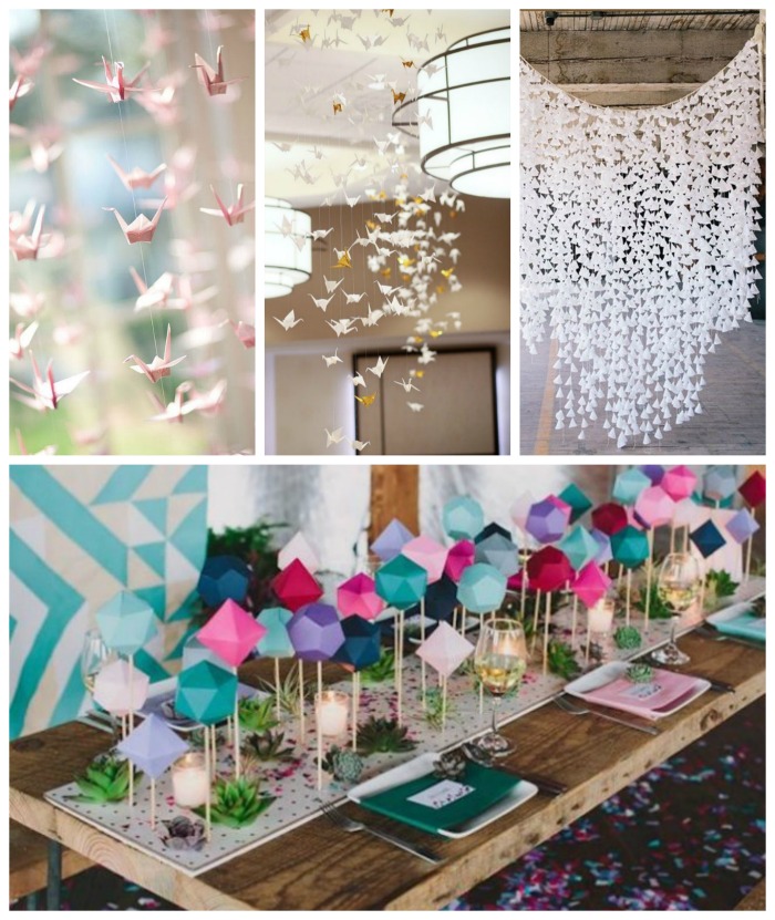 Lovely Origami Decoration Ideas! -B. Lovely Events