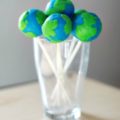 Earth Day Cake Pops-See More Earth Day Party Ideas At B. Lovely Events