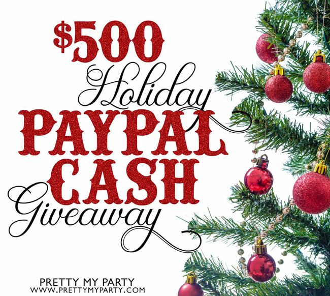 $500 Holiday cash giveaway! 