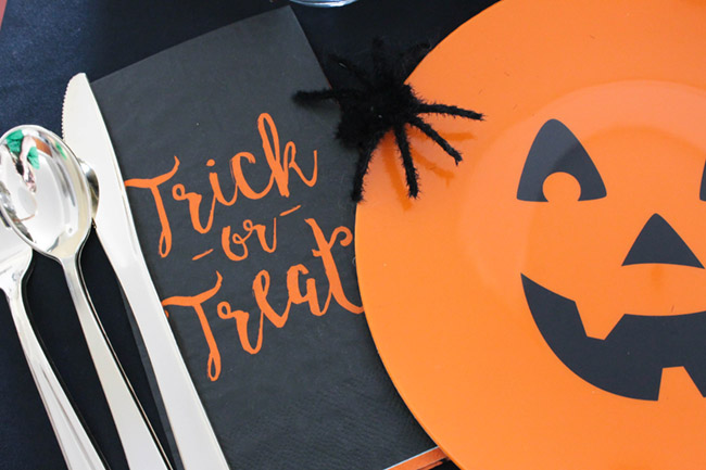 Halloween Tablescape Placesetting- so fun! - See All Of The Lovely Details On B. Lovely Events