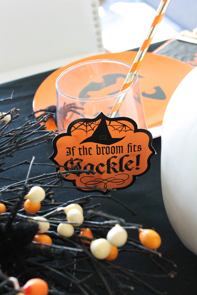 Love these Halloween wine glasses! - See All Of The Lovely Details On B. Lovely Events