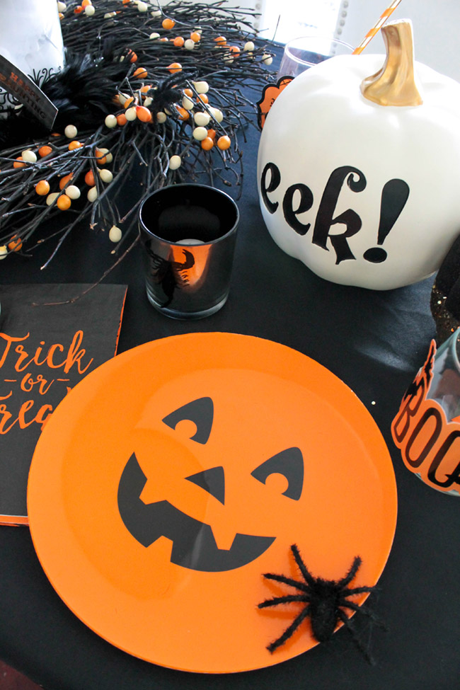 Love this Halloween Table! - See All Of The Lovely Details On B. Lovely Events