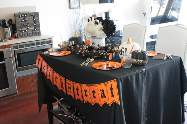 Sophisticated And Fun Halloween Tablescape - See All Of The Lovely Details On B. Lovely Events