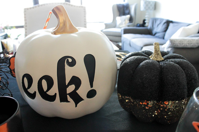 These amazing Pumpkins are so lovely on the Halloween Tablescape- See All Of The Lovely Details On B. Lovely Events