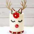 Such a cute reindeer cake- See more of our new obsession on B. Lovely Events!