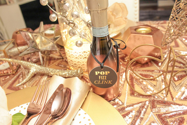 New Year's Eve Tablescape and favors! -B. Lovely Events