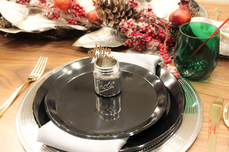 Rustic Winter Christmas Table - B. Lovely Events 