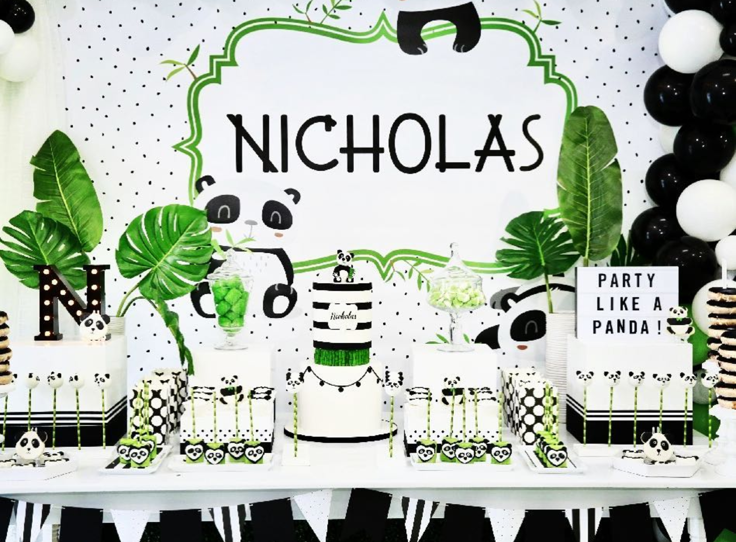 Panda Party Ideas- Total Panda-Monium! - B. Lovely Events