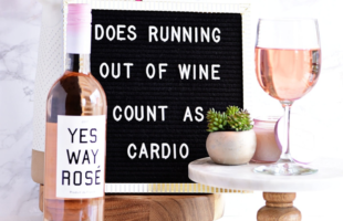 Yes way Rosé! Love this wine bottle!- See our favorite Rosé Party Ideas on B. Lovely Events!