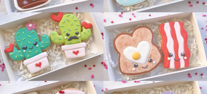Love all of these cookie mate perfect pair valentine's day cookies! -See more of our favorite valentine's day cookies of 2019 on B. Lovely Events! #valentinesday #cookies #decoratedcookies