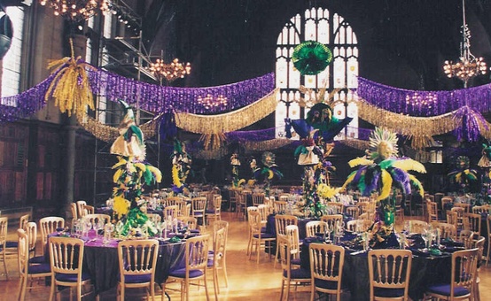 mardi gras themed dinner party