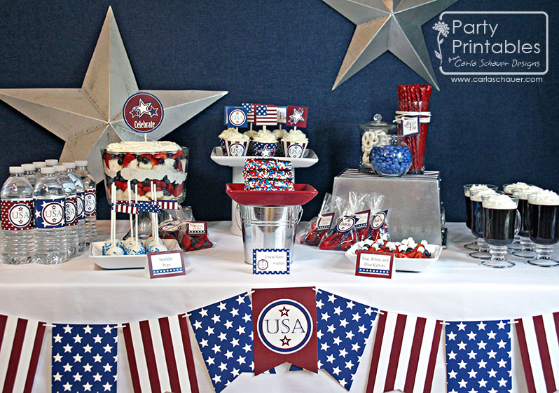 4th Of July Dessert And Fabulous Food. - B. Lovely Events