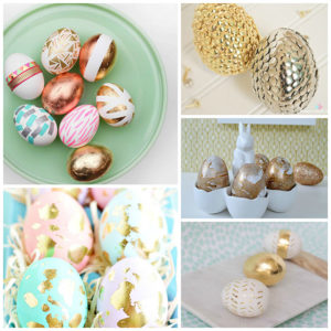 Incredibly Chic Gold Easter Eggs! - B. Lovely Events