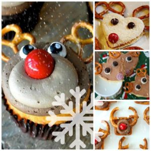 Day 2-Holiday Favorites- Pretzel Reindeer - B. Lovely Events