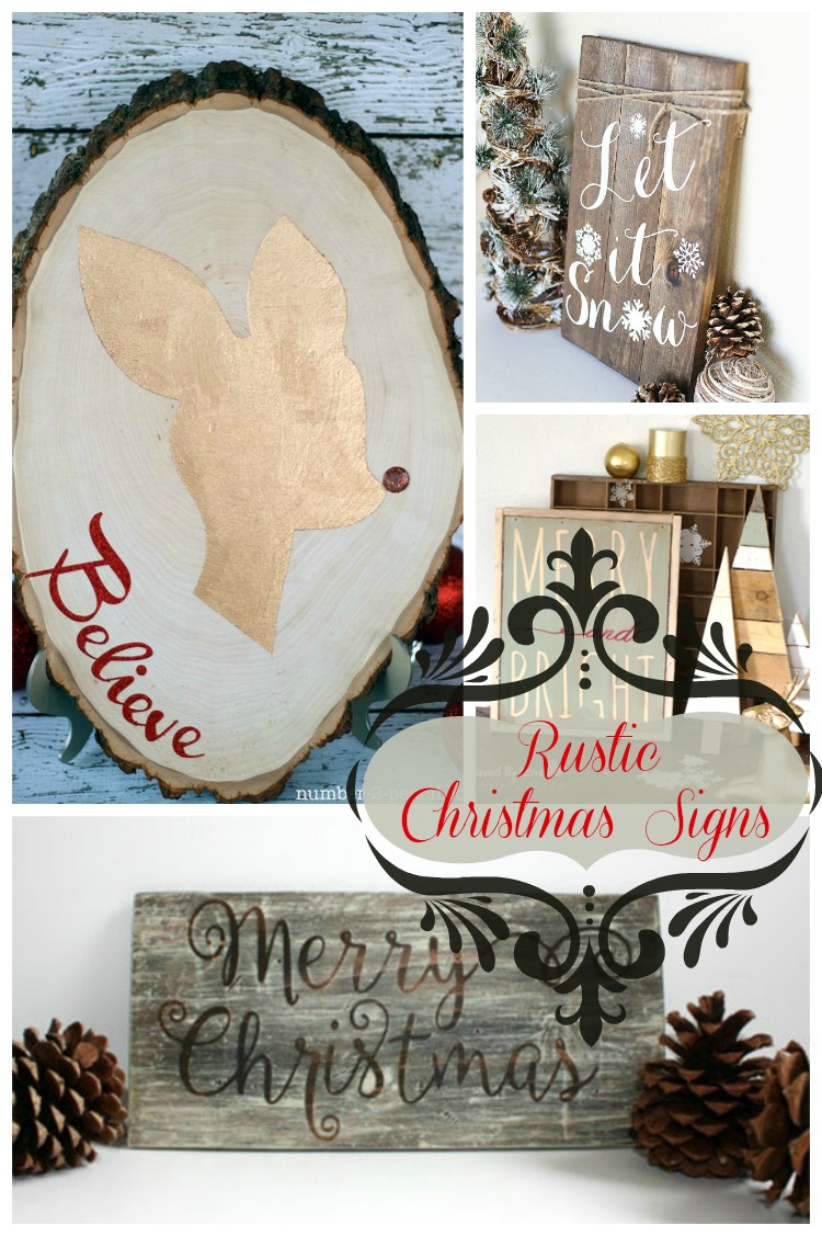Rustic Christmas Signs We Love! - B. Lovely Events