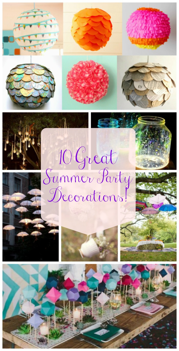 10 Great Summer Party Decorations!! B. Lovely Events