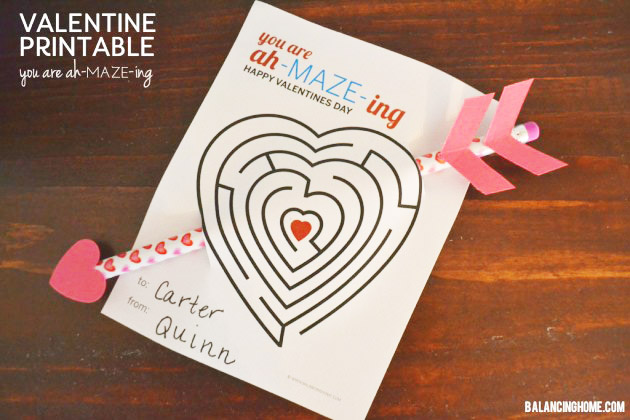 Pencil Valentines For Kids: Free Printable - Ideas for the Home