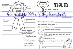 Father's Day Free Printables - B. Lovely Events